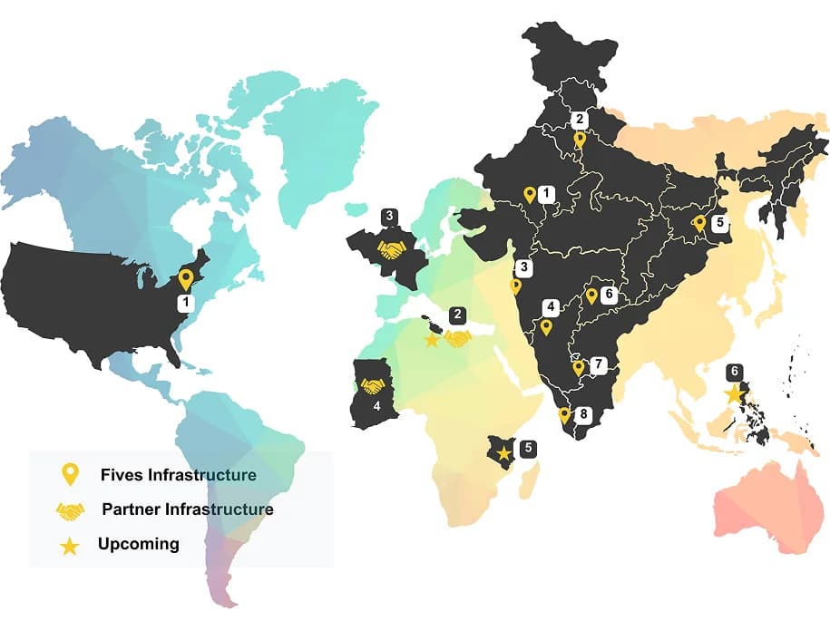 Global Presence Map